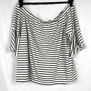 Lane Bryant Over The Shoulder Blouse